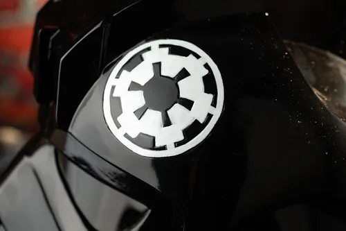 Vista 5 de Casco de piloto de combate imperial, Stormtrooper Shadow Trooper, máscara de casco para adultos, Halloween, cosplay