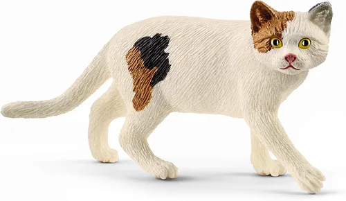 Vista 10 de Schleich Farm World - Juguete de gato abisinio - Figura de gato realista - Figura de gatito para niños y niños pequeños a partir de 3 años