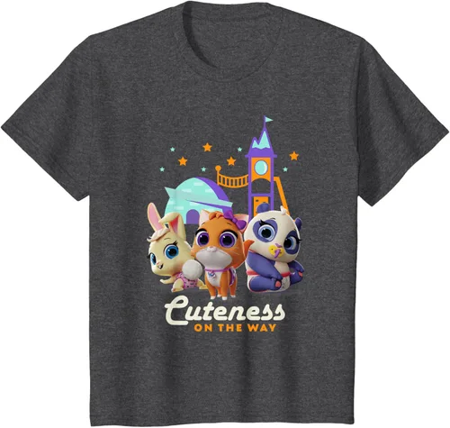 Vista 32 de Disney Camiseta Junior T.O.T.S. Cuteness On the Way Negro