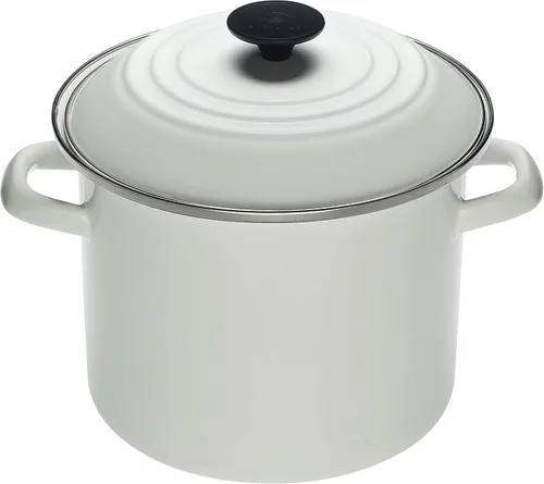 Vista 10 de Le Creuset - Olla esmaltada en acero, 16 cuartos de galón, Cerise