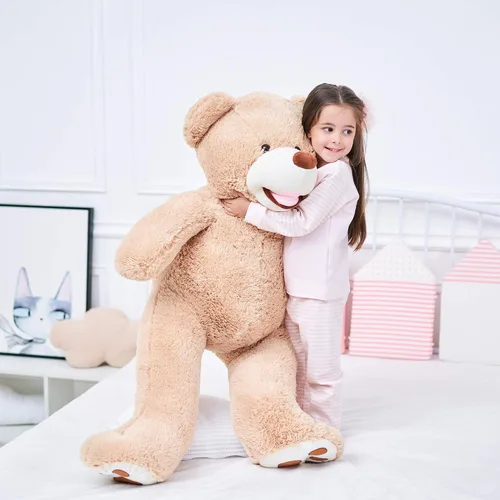 Vista 8 de IKASA - Peluche gigante, oso de peluche gigante Marrón