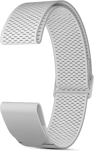 Vista 8 de MOOFIT RA1 - Correa de repuesto para monitor de frecuencia cardíaca de 0.965 in, repuesto de cinturón de brazo ajustable hasta 15.748 in, negro