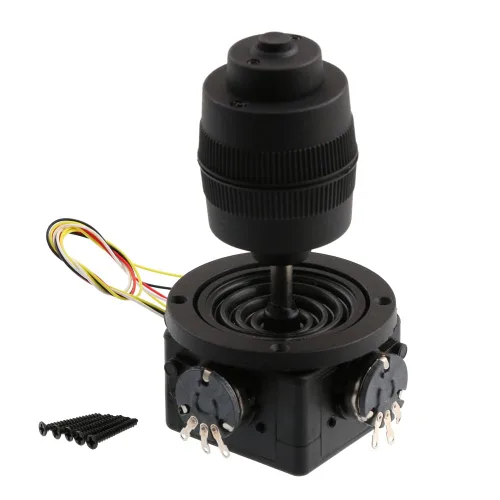 Vista 8 de Joystick Potenciómetro JH-D400X-R1 5K 220 ° ohm 4 ejes 4D Joystick Termistor PTZ sellado