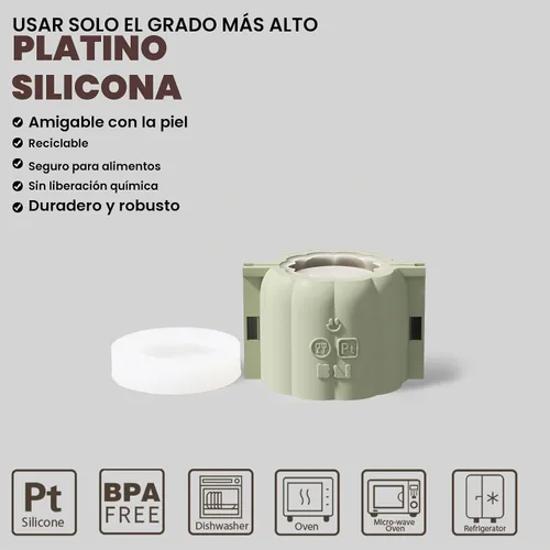 Vista 8 de BOOWAN NICOLE Molde de silicona para recipiente de vela para hormigón, moldes de maceta de tarro de vela, molde de silicona para bricolaje SH0799