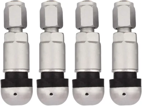 Vista 7 de TOMALL Tapones de vástago de válvula de neumático atornillados a prueba de explosiones sin cámara TPMS Vástago de válvula de aleación de aluminio