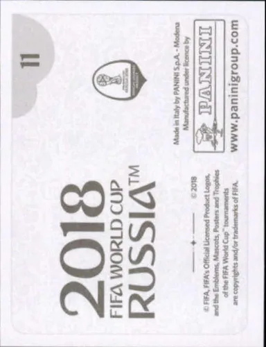 Vista 2 de 2018 Panini World Cup Stickers Russia #11 Spartak Stadium Soccer Sticker