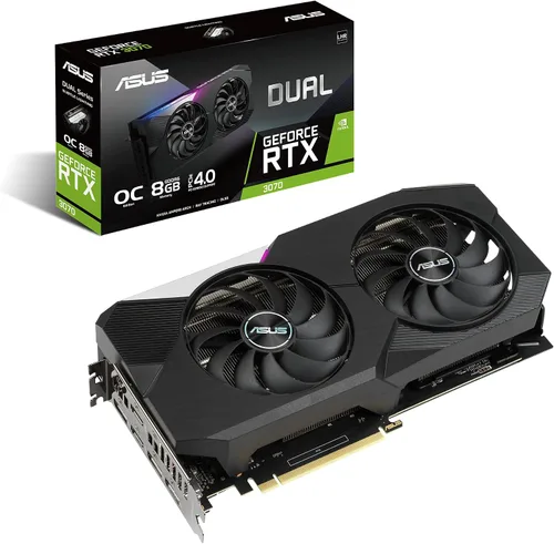 Vista 18 de ASUS Dual NVIDIA GeForce RTX 3060 OC Edition 8GB GDDR6 (PCIe 4.0, 8GB GDDR6, HDMI 2.1, DisplayPort 1.4a)