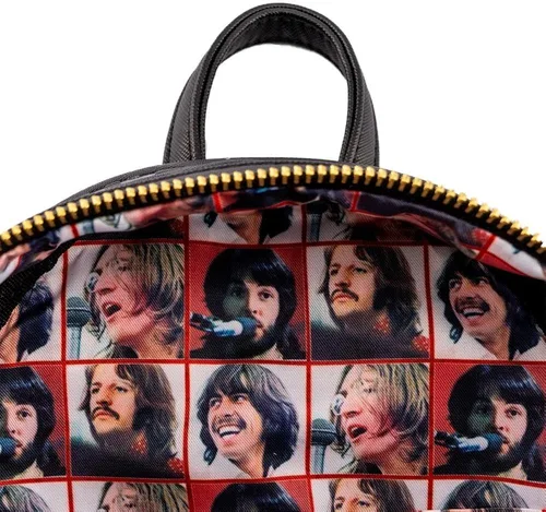 Vista 5 de Loungefly The Beatles Let It Be Vinyl Record - Bolso de hombro con doble correa para mujer, Multi, Moderno
