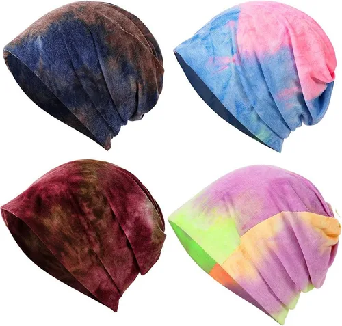 Vista 28 de JarseHera Gorro holgado de mujer con encaje de algodón, gorros para quimioterapia, gorros para el cáncer, turbante