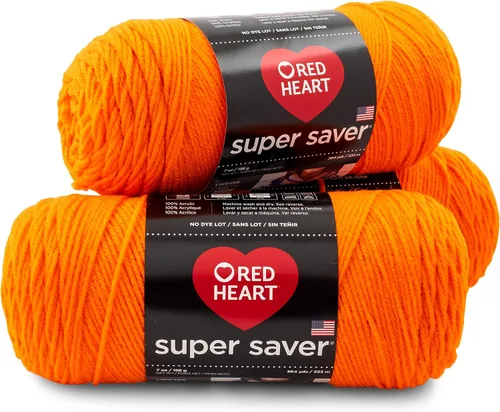 Vista 18 de RED HEART Paquete de 3 hilos Super Saver, ARAN paquete de 3