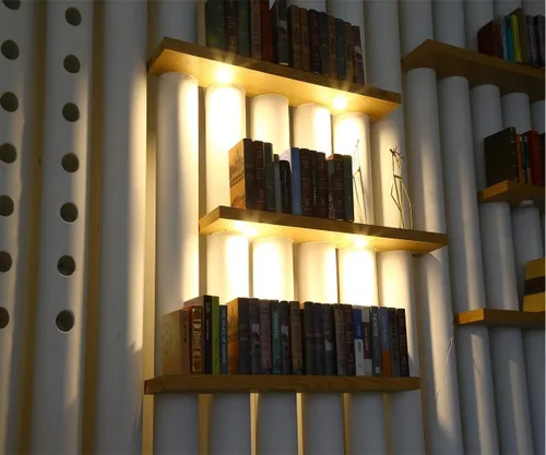 Vista 4 de WOBANE Luces LED de disco, kit de iluminación con cable para debajo del gabinete con control remoto, iluminación de mostrador regulable para cocina