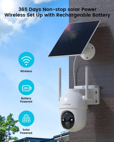 Vista 10 de Armorcope Cámaras de seguridad inalámbricas para exteriores,Kit de 4 cámaras,Sin suscripción,Sistema de cámaras de seguridad para el hogar