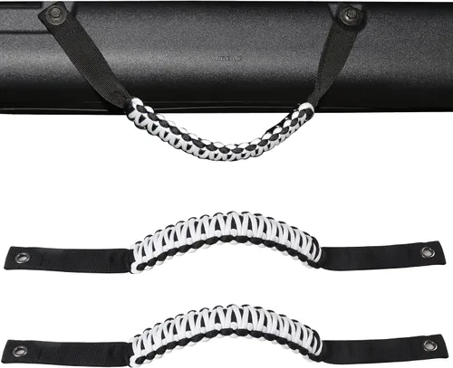 Vista 18 de Asas de agarre de barra antivuelco para Ford Bronco 2021 2022 2023 2024 2025 2 accesorios de 2 puertas y 4 puertas, mango de agarre de paracaídas