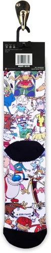 Vista 3 de Odd Sox, Nickelodeon Socks for Men Women Fun Retro 90s Nick Cartoon Assorted Prints, Large