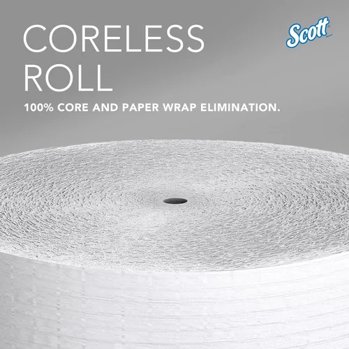 Vista 14 de Scott Professional Rollo de papel higiénico Jumbo sin núcleo, a granel, 12