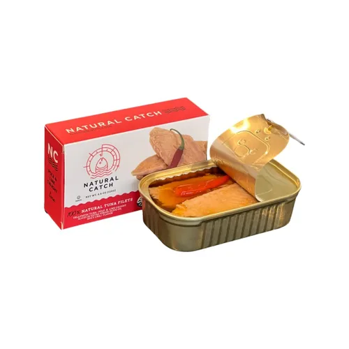 Vista 10 de Natural Catch Filetes de albacore de atún blanco, cortados a mano, alta calidad, atrapados en poste y línea, 120 calorías sin gluten, paleo, keto