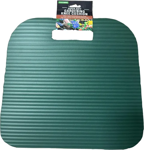 Vista 3 de Rodillera de jardín acolchada de espuma viscoelástica súper suave para jardinería, 12.5 x 13.75 pulgadas (rojo)