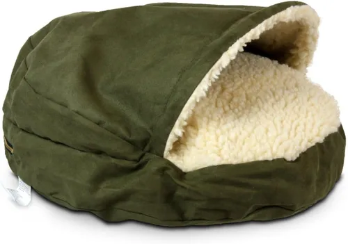 Vista 19 de Snoozer Cama Ortopédica de Lujo Estilo Cueva para Mascotas, Pequeña, Antracita For small sized pets, Removable washable cover, Calming covered dog