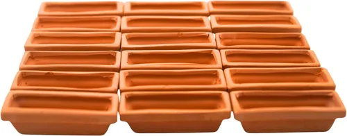 Vista 19 de Mini macetas de terracota – Macetas pequeñas de arcilla para suculentas, cactus, manualidades de bricolaje, jardín de hadas, proyectos escolares