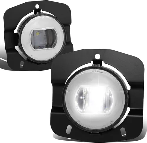 Vista 11 de DNA MOTORING FL-HAY-015-BK - Par de faros antiniebla de proyector LED completo compatibles con Kenworth T680 2011-2022, lente transparente negra