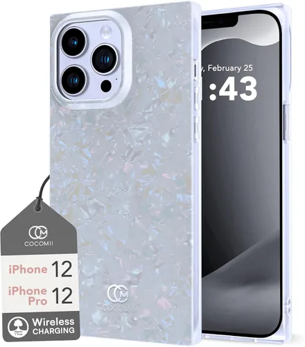 Vista 128 de Cocomii - Funda rectangular compatible con iPhone Xs/X - Perla opalescente, brillo brillante, para mujeres, niñas, hombres, funda protectora
