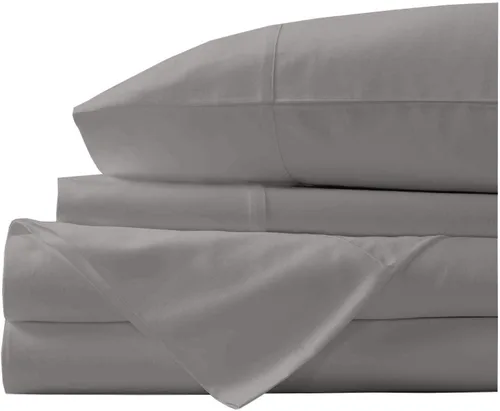 Vista 6 de SHERA'S BEDDINGS Juego de sábanas de Giza de tamaño individual extra largo, juego de sábanas ajustables de 100% algodón Giza, sábanas y fundas
