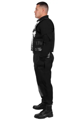 Vista 3 de Disfraz Plus Size Deluxe Punisher de Marvel para Hombre Multicolor