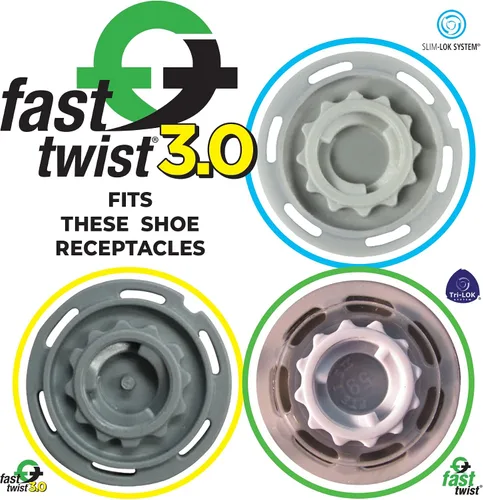 Vista 8 de SOFTSPIKES Silver Tornado Fast Twist 3.0 - Palos de golf, 18