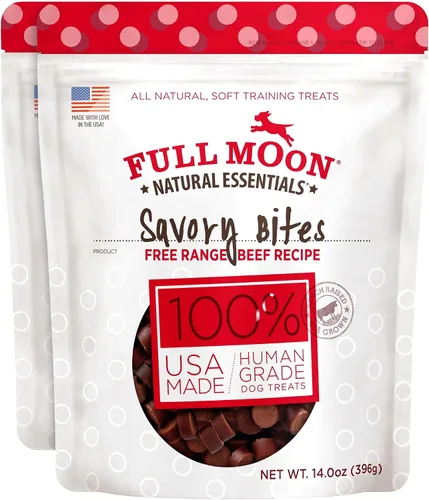 Vista 8 de Full Moon® Essential Beef Savory Bites Dog Treats 14 oz