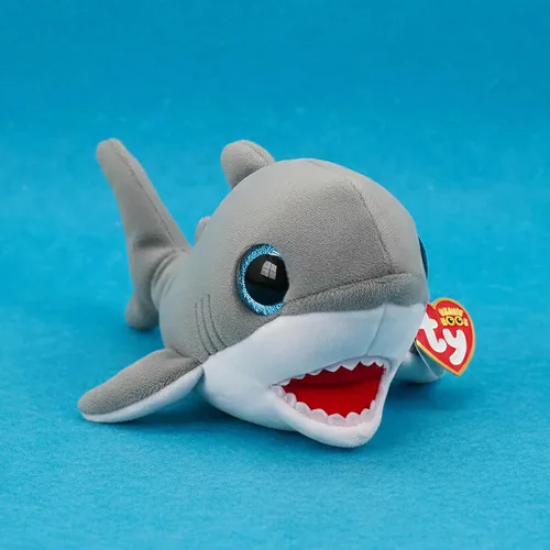 Vista 5 de Ty Beanie Boo Finnegan The Grey Shark - 6