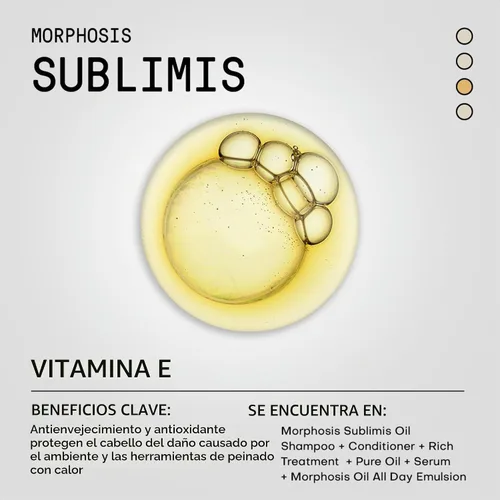 Vista 5 de FRAMESI Morphosis Sublimis - Suero de aceite para el cabello, tratamiento capilar hidratante