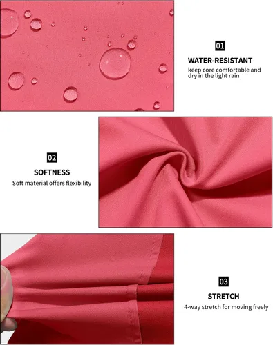 Vista 5 de Little Donkey Andy Chaleco Softshell ligero a prueba de viento para mujer, para golf, tenis, correr, ciclismo