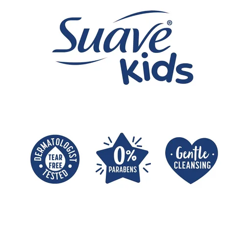 Vista 8 de Suave Champú 3 en 1 para niños, sandía de lavado corporal, 18 onzas (paquete de 2)