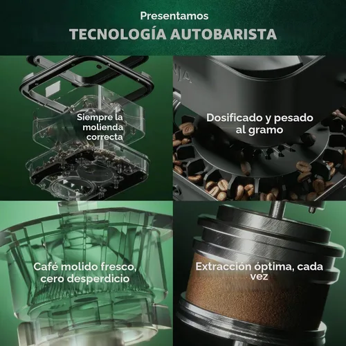 Vista 4 de Ninja AutoBarista Pro Espresso totalmente automático, 13 opciones