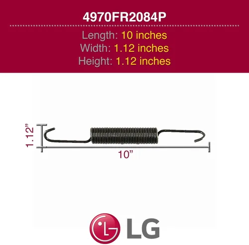 Vista 4 de LG 4970FR2084P Muelle de suspensión original OEM para lavadoras LG