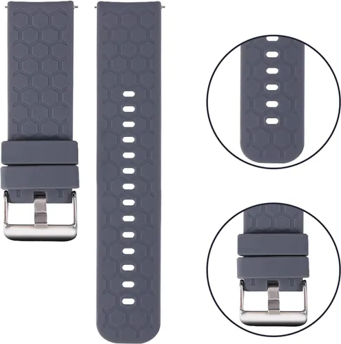 Vista 6 de Pulseras compatibles con Michael Kors Access Sofie/Sofie HR/Runway Smart Watch, correa de reloj de 0.709 in de ancho correas de silicona