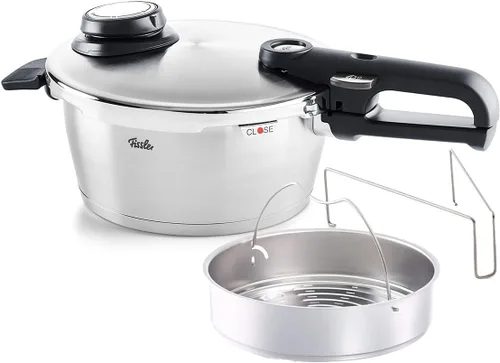 Vista 17 de Fissler Vitavit Premium - Olla a presión premium con inserto de vapor, 2.6 cuartos