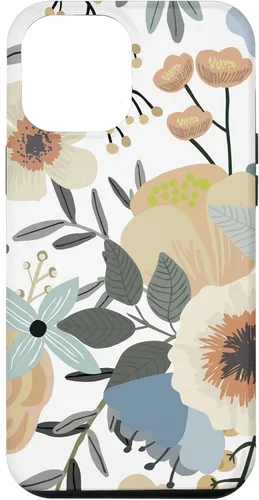 Vista 25 de iPhone 16 Boho Wildflower Garden Earth Tone Botanical Floral Pattern Case