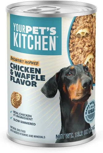 Vista 12 de YOUR PET'S KITCHEN - Mocasines de carne de res, verduras y cebada, 13.2 onzas (paquete de 6)