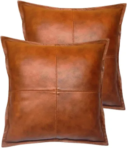 Vista 10 de Funda de almohada de piel de cordero – Funda de cojín decorativa para sofá – Fundas para sala de estar y dormitorio, 22 x 22 pulgadas – Paquete de 2