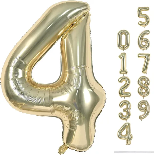 Vista 77 de Globo negro del número 0 para niñas y niños, 40 pulgadas, grande, número 0-9, de papel de aluminio, de Mylar para helio, juego de globos digitales