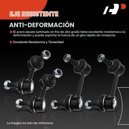 Vista 3 de A-Premium - Kit de enlace de barra estabilizadora delantera y trasera