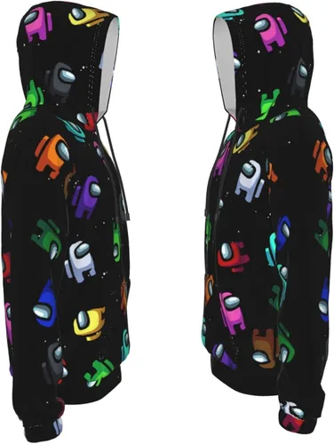 Vista 7 de Us Game Fans - Sudadera con capucha de manga larga para niños y niñas adolescentes