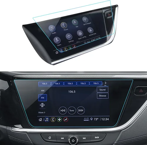Vista 13 de Protector de Pantalla de Coche para 2015 2016 2017 2018 2019 Cadillac CTS Accesorios Navegación Pantalla Táctil Protector de Película de Vidrio