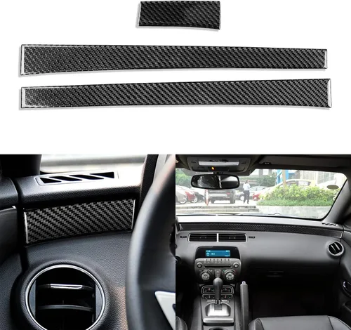 Vista 8 de NVCNX Fibra de carbono real premium compatible con Chevrolet/Chevy Camaro 2010 2011 1SS 2SS 1LT 2LT 1LS 2LS SS LT LS Coupe panel de cubierta