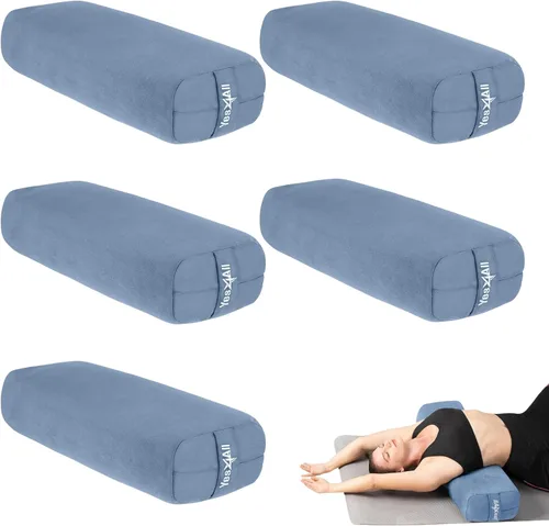 Vista 10 de Yes4All Triple-Layer Sponge Yoga Bolster Pillow for Restorative Yoga & Meditation - Versatile Yoga Support Pillow, Balance & Poses Modification