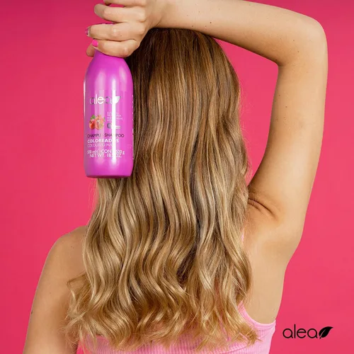 Vista 6 de ALEA - Champú para el cabello de color - Línea de cabello de color - 16.9 fl oz - con extracto de granada - Mantiene el color del cabello por más