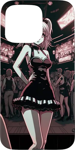 Vista 27 de Funda de dibujos animados para iPhone 11 Sexy Japonesa Gótica Chica Gótica Anime