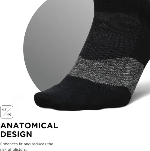 Vista 43 de Feetures Elite Ultra Light Cushion Mini Crew Sock - Calcetines deportivos con compresión dirigida