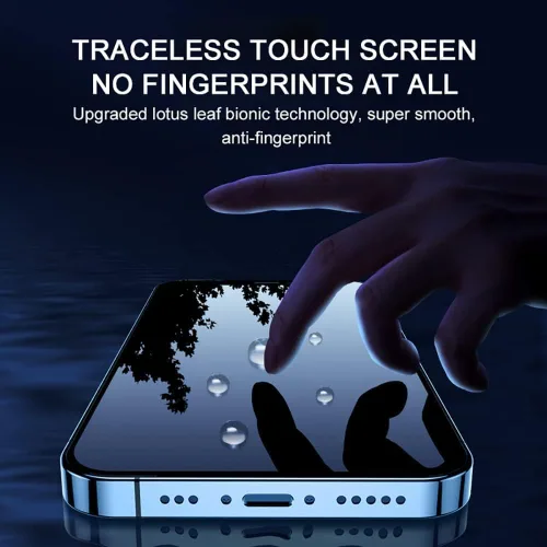 Vista 6 de Protector de pantalla de privacidad para iPhone 11/XR, borde 2.5D, cobertura completa, anti-espía 9H, protector de pantalla de vidrio templado